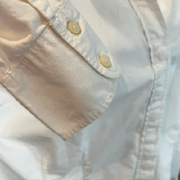 Vtg Tommy Hilfiger Women’s Stitch Detail Silhouette Shirt 18 Preppy Normcore - Picture 8 of 16